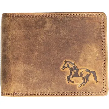 Peněženka Luxusní kožená peněženka s koněm