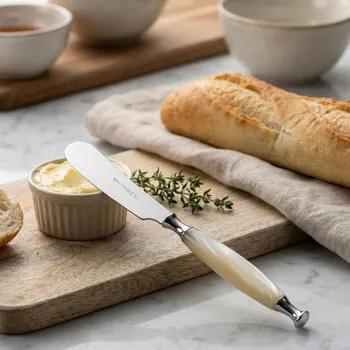 BUGATTI Country Ivory 14,5 cm - nůž na máslo z nerezové oceli