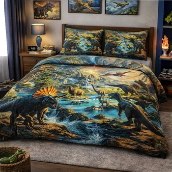 Povlečení 2-dílné ložní povlečení - Svět dinosaurů