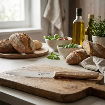 Kuchyňský nůž BUGATTI Trattoria 12,5 hnědý - univerzální kuchyňský nůž z nerezové oceli