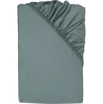 Prostěradlo LIVARNO® Saténové napínací prostěradlo, 90–100 x 200 cm (tyrkysová)