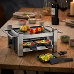 KUCHENPROFI Taste 4 - nerezový elektrický gril / raclette pro 4 osoby