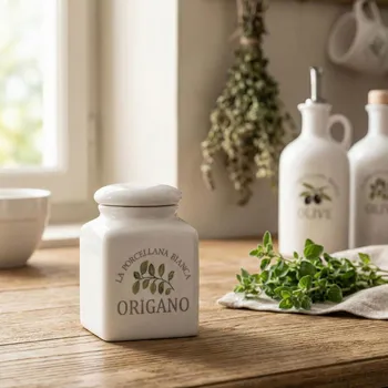 Dóza na potraviny LA PORCELLANA BIANCA Conserva 175 ml - porcelánová nádoba na koření