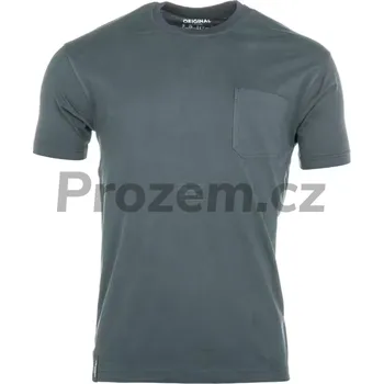 Pánské tričko Triko s krátkým rukávem, zelená/modrá, vel. 5XL