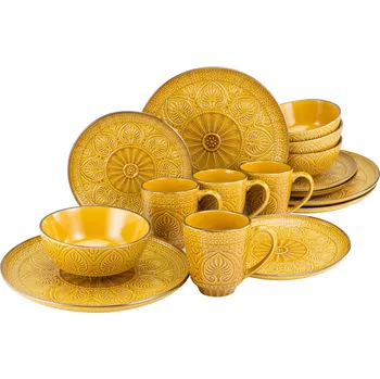 Sada nádobí Creatable Sada nádobí »Samarkand«, 16dílná (jantarové)