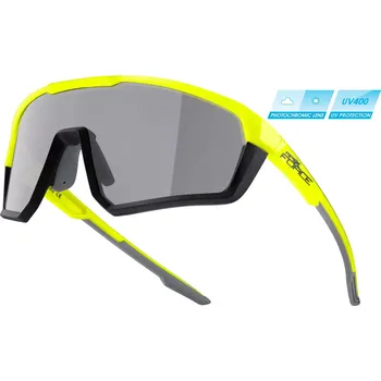 Sluneční brýle FORCE Brýle Force Apex, bílo-šedé, fluo-černé, fotochromatická skla