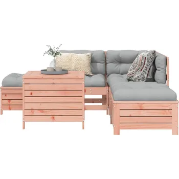 Zahradní lavice zahrada-XL 6dílná zahradní sedací souprava masivní dřevo douglasky 3250698