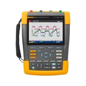 Osciloskop Osciloskop, řada: ScopeMeter III FLUKE-190-204-III-S Přenosný 200MHz, typ displeje: Barva USB 4 analogové kanály Fluke