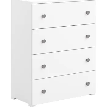 Komoda Komoda Kobi 80 x 40 x 100 cm bílá matná