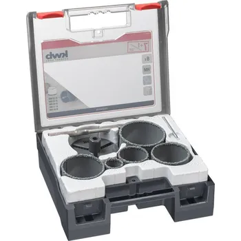 kwb 499505 sada děrovacích pil 8dílná 33 mm, 53 mm, 68 mm, 73 mm, 83 mm 1 ks