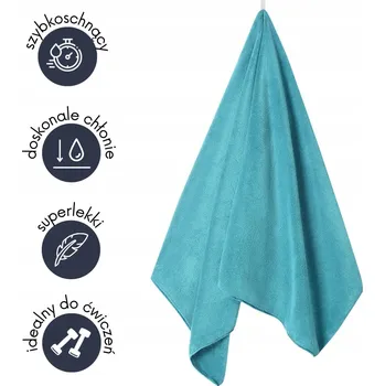 Ručník Ručník 50x90 Mikrovlákno Savý Active Tyrkysový