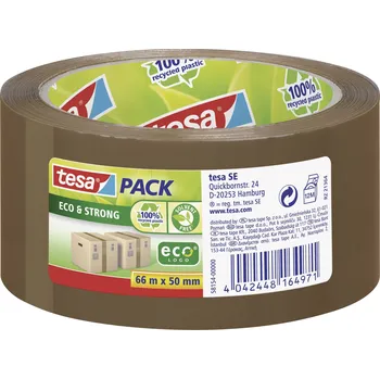Izolační páska tesa ECO a STRONG 58154-00000-00 balicí lepicí páska TESAPACK® hnědá (d x š) 66 m x 50 mm 1 ks
