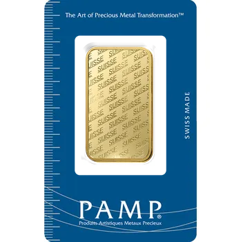 PAMP 31,1g investiční zlatý slitek Suisse