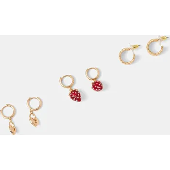 Náušnice Náušnice Aldo VERYSWEET 3-pack VERYSWEET.600 zlatá GLD, vel. ONE SIZE
