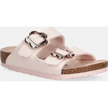 Dámská obuv Dětské pantofle Birkenstock Arizona Kids Flower Buc. BF 1031703.26.35 růžová 03X, EUR 28
