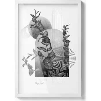 Obraz Malý minimalistický Rámeček z plexiskla na fotografie do bytu s plakátem 40x60 cm