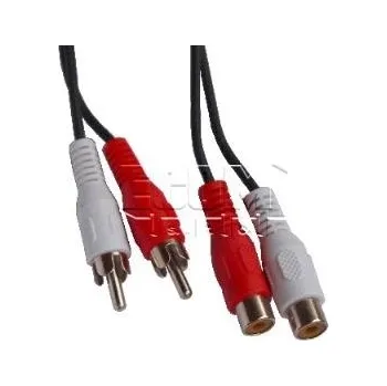 Audio kabel KABEL 2X CINCH-2X CINCH, M/F 2