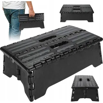 Stolička Bedee černá, šedá 13 cm