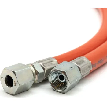 Plynová hadice Hadice IGT levý závit, převlečná matice, 100 cm