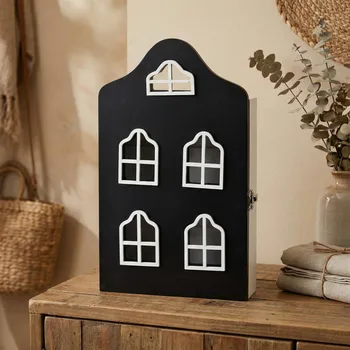 Skříňka na klíč Dekorativní dřevěná krabička na klíče MONDEX STACY 29,5 x 18 cm