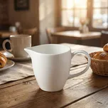 PORCELANA RAK Classic Gourmet 150 ml bílá - porcelánový mlékovar / konvička na mléko