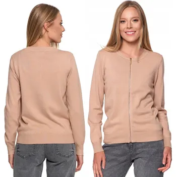 Dámská mikina DÁMSKÝ SVETR Moraj Stylová Dámská Mikina Bomber Rozepínací - L/XL