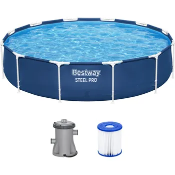 Bazén Bestway Steel Pro™ rámový bazénový set s filtračním čerpadlem Ø 366 x 76 cm