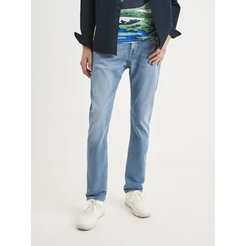 Dámské džíny Celio Džíny slim Town Powerflex 1093376 Modrá 38/34