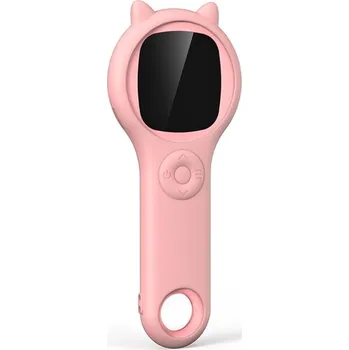 Dřevěná hračka Ulitu Digitální mikroskop pro děti Kočička - růžový