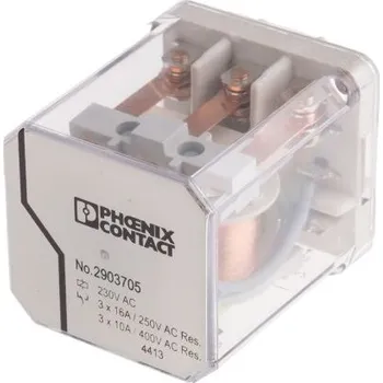 Relé Relé bez blokování 3PDT Montáž na PCB 230V ac REL-PR
