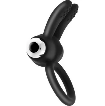 Vibrační kroužek na penis S Pleasures Černá