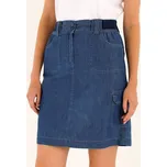 Krátká džínová sukně s kapsami modrá 50