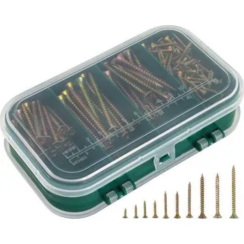 Vrut Vruty do dřeva 9 rozměrů, sada 310ks, EXTOL CRAFT, 1440