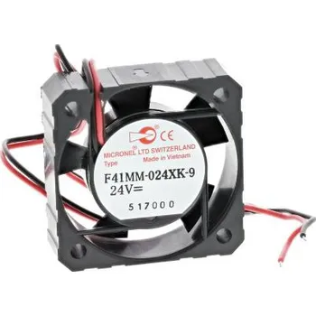 PC ventilátor Axiální ventilátor, řada: F41 DC, 41 x 41 x 12mm, průtok vzduchu: 8.4m³/h 864mW 24 V DC