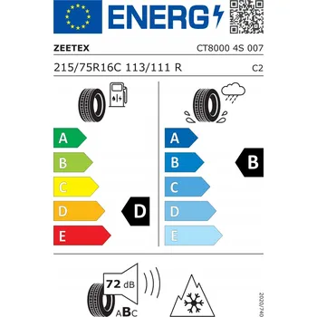 Letní pneumatika Zeetex CT8000 4S C 8PR BSW M+S 3PMSF 215/75 R16 113/111 R