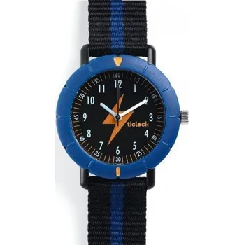 Hodinky Dětské hodinky Djeco Ticlock - Flash blue