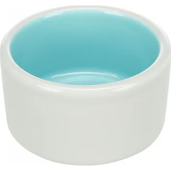 Miska pro psa Keramická miska s glazurou 100 ml/7 cm - béžovo/modrá TRIXIE