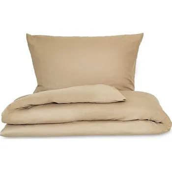 Povlečení Saténové povlečení LUXURY COLLECTION béžové - 1+1, 140x200, 70x90cm