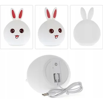 Lampička Noční lampa Bílý králík
