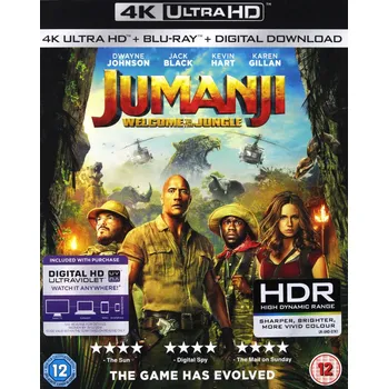 Blu-ray film JUMANJI: PRZYGODA W DŻUNGLI / Jumanji: Welcome to the Jungle Blu-ray 4K disk