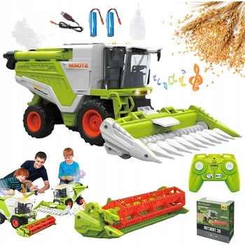 RC model auta Kombajn na dálkové ovládání RC světla zvuk dým