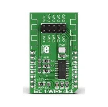 Sada nářadí Komunikační a bezdrátový vývojový nástroj, I2C 1-Wire click, MikroElektronika