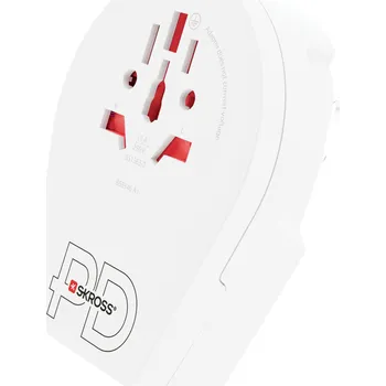 Cestovní adaptér Skross 1.500292 cestovní adaptér Country Adapter World to US USB C20PD