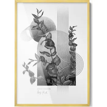 Obraz Rámeček na stěnu z akrylového skla s plakátem na fotografie Fotografie Kresby