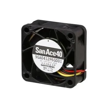 Počítačové chlazení Axiální ventilátor, řada: 9GA DC, 40 x 40 x 20mm, průtok vzduchu: 12.6m³/h 960mW 12 V DC