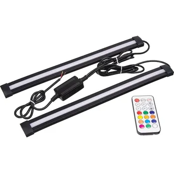 Přídavný světlomet LED osvětlení vnitřní, vnější RGB 12 - 24V, RF ovladač, 2 pásky, 95RGB-SET14
