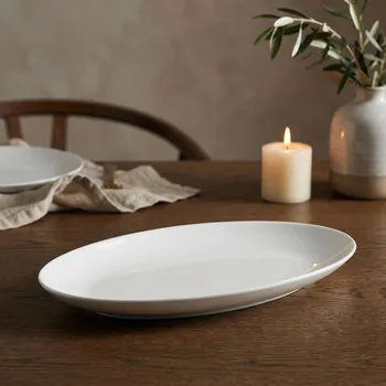 LA PORCELLANA BIANCA Convivio 36 x 17 cm - porcelánový talířek