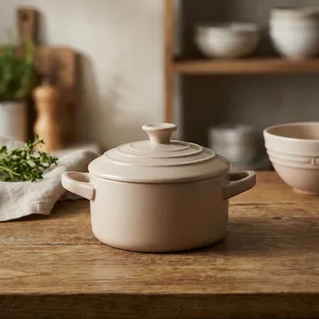 TOGNANA Mignon Sabbia Cocotte 20 cm porcelánová servírovací mísa / mísa s víkem