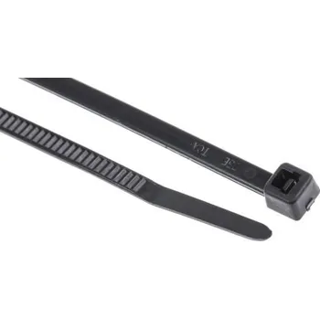 Stahovací páska Kabelová vázací páska 111-03460 T30L-PA66W-BK (100) 190mm 3,5 mm Černá Nylon 66 HellermannTyton