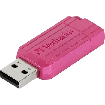 USB flash disk Verbatim USB DRIVE 2.0 PINSTRIPE USB flash disk 128 GB růžová 49460 USB 2.0